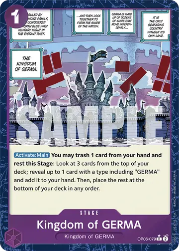 Kingdom of GERMA OP06-079 (Alternate art)