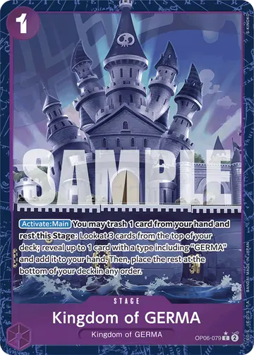 Kingdom of GERMA OP06-079 (Alternate art)