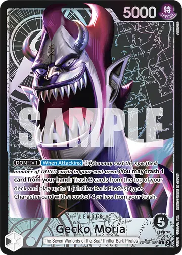 Gecko Moria OP06-080 (Alternate art)