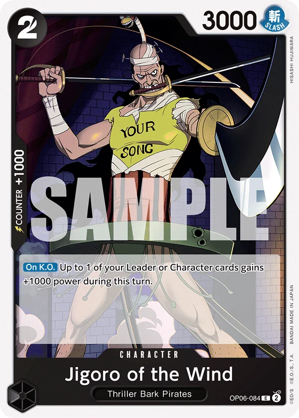 Jigoro of the Wind OP06-084 – One Piece Card Game Character