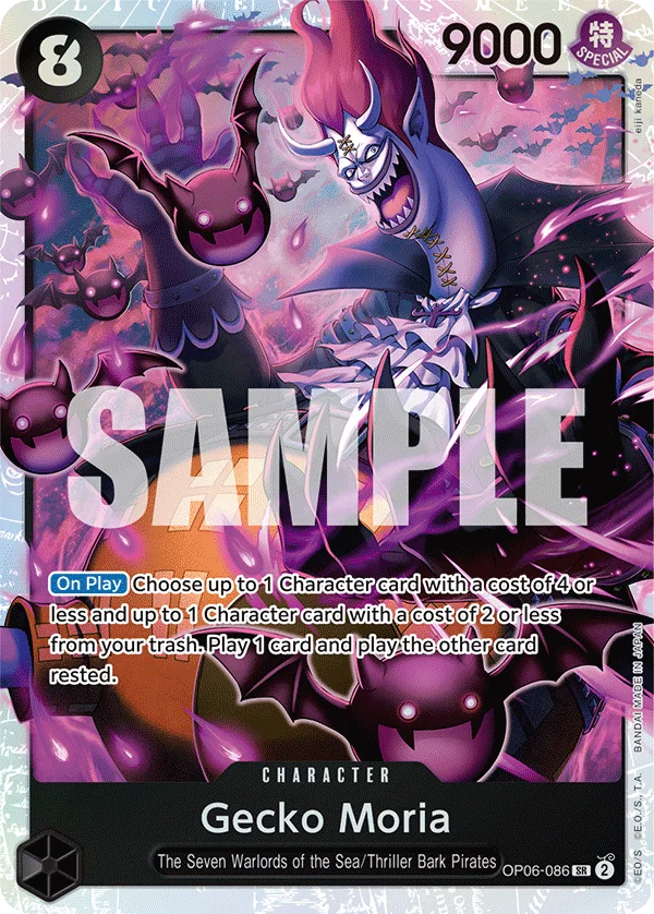 Gecko Moria OP06-086 – One Piece Card Game Character