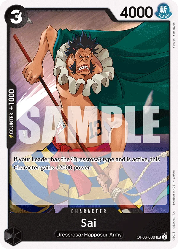 Sai OP06-088 – One Piece Card Game Character