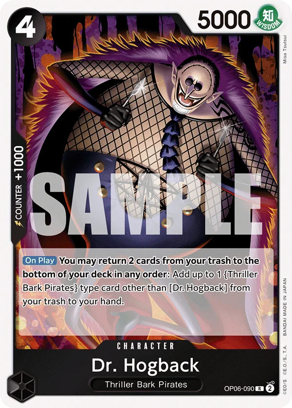 Dr. Hogback OP06-090 – One Piece Card Game Character
