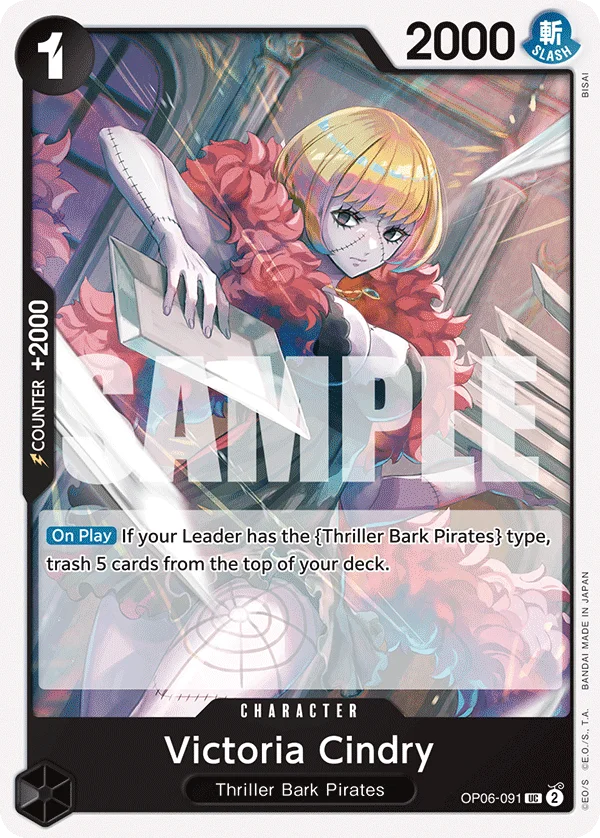 Victoria Cindry OP06-091 – One Piece Card Game Character