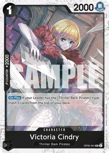 Victoria Cindry OP06-091 (Alternate art)