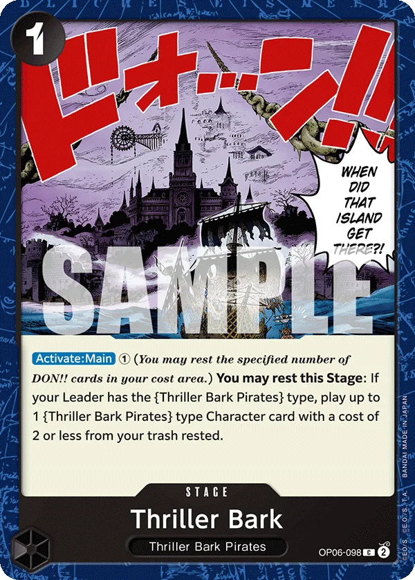 Thriller Bark OP06-098 – One Piece Card Game Stage
