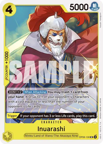 Inuarashi OP06-100 (Reprint)