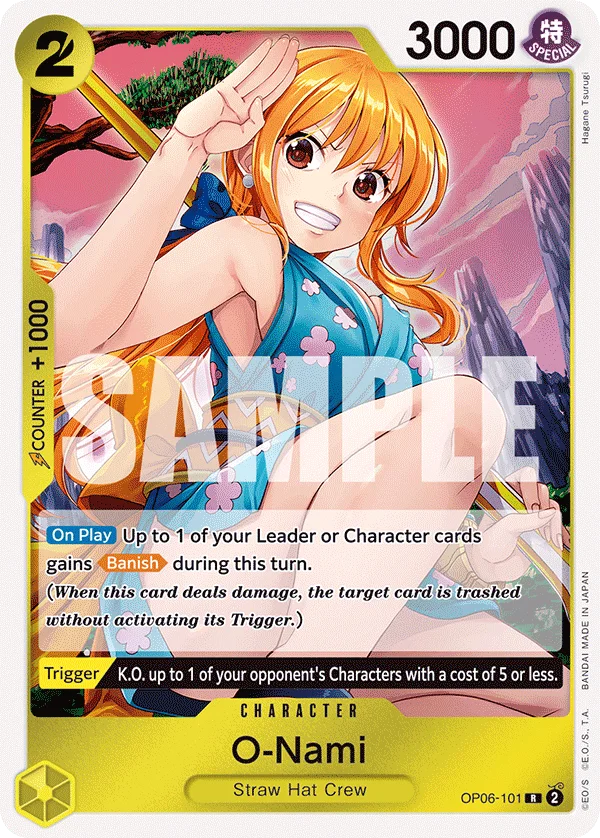 O-Nami OP06-101 – One Piece Card Game Character
