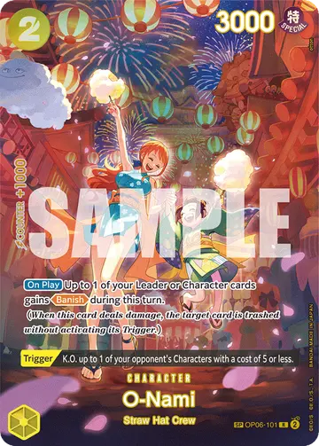 O-Nami OP06-101 (Alternate art)