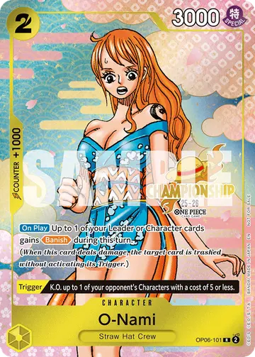 O-Nami OP06-101 (Alternate art)