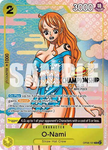 O-Nami OP06-101 (Alternate art)
