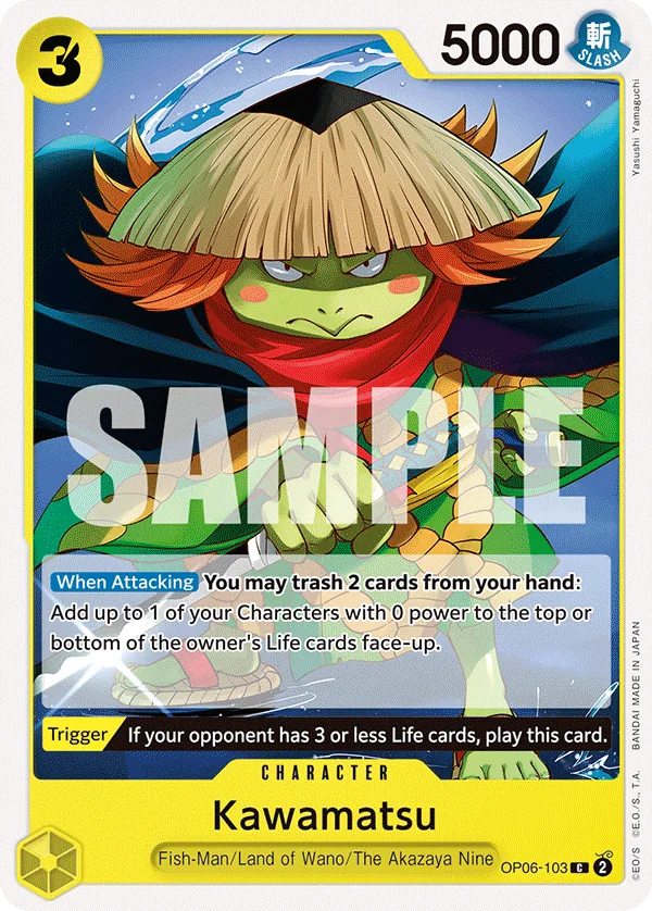 Kawamatsu OP06-103 – One Piece Card Game Character