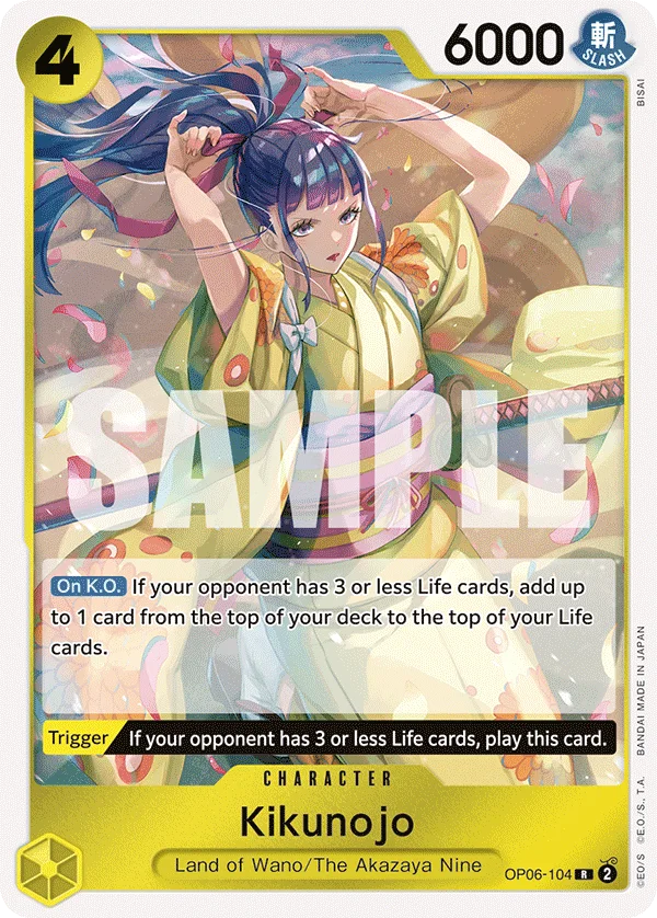 Kikunojo OP06-104 – One Piece Card Game Character