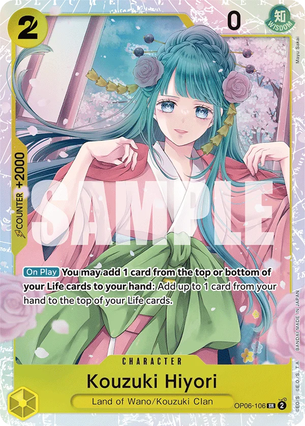 Kouzuki Hiyori OP06-106 – One Piece Card Game Character