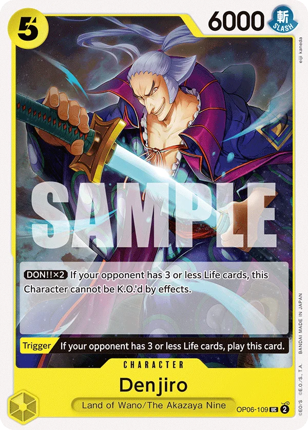 Denjiro OP06-109 – One Piece Card Game Character