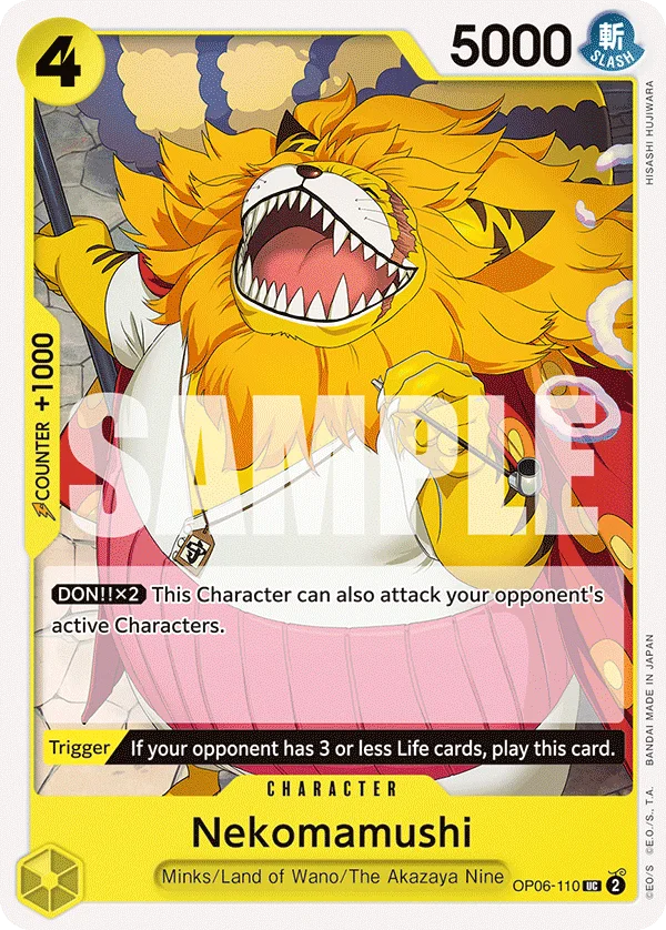 Nekomamushi OP06-110 – One Piece Card Game Character