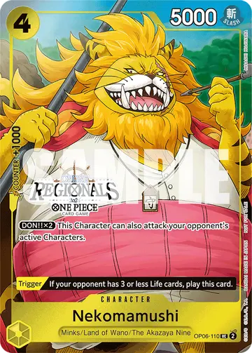 Nekomamushi OP06-110 (Alternate art)