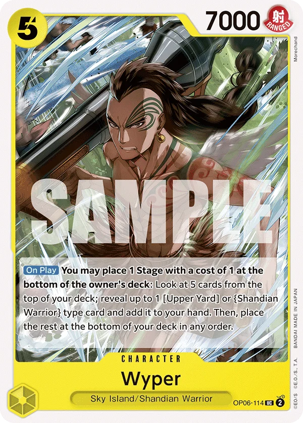 Wyper OP06-114 – One Piece Card Game Character