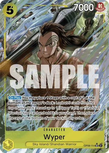 Wyper OP06-114 (Alternate art)