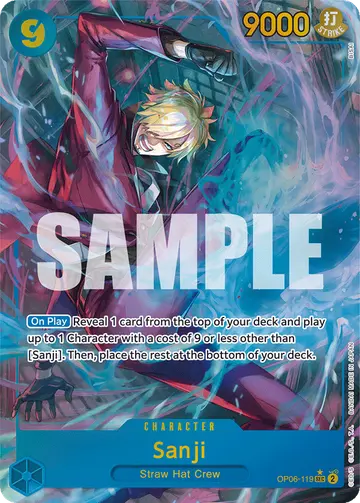 Sanji OP06-119 (Alternate art)