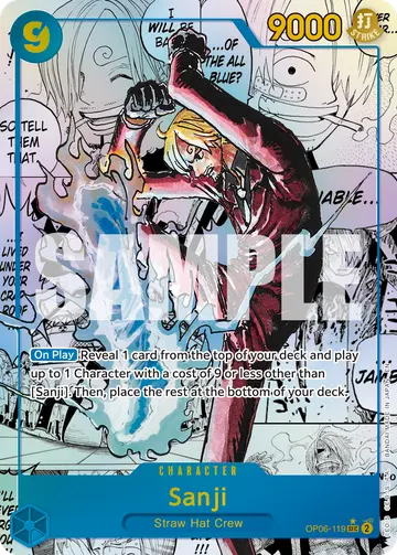 Sanji OP06-119 (Alternate art)