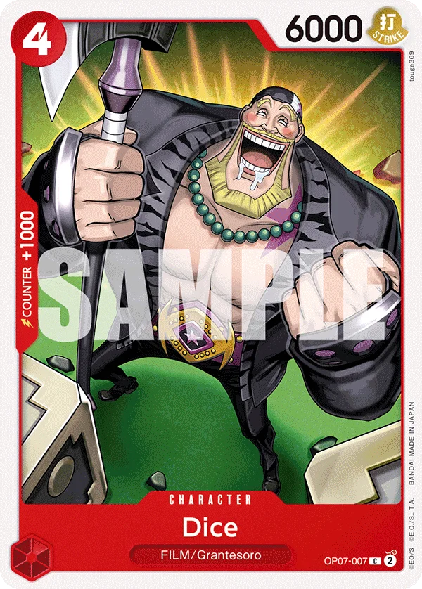 Dice OP07-007 – One Piece Card Game Character