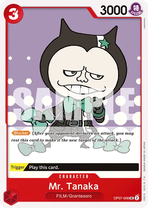 Mr. Tanaka OP07-008 – One Piece Card Game Character