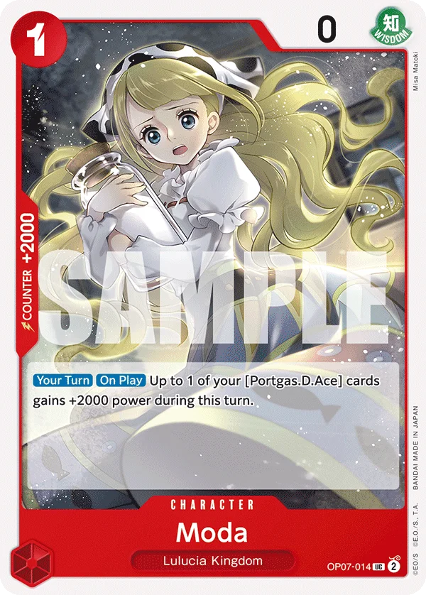 Moda OP07-014 – One Piece Card Game Character