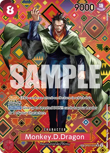 Monkey.D.Dragon OP07-015 (Alternate art)