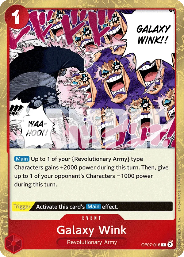 Galaxy Wink OP07-016 – One Piece Card Game Event