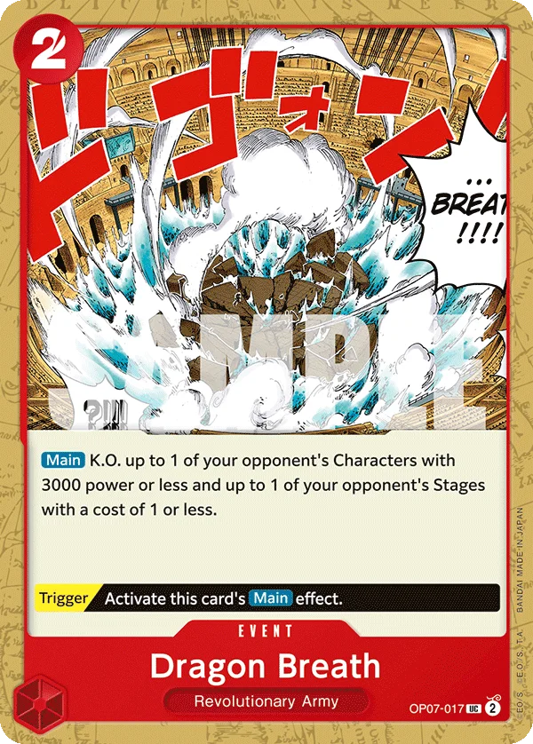 Dragon Breath OP07-017 – One Piece Card Game Event