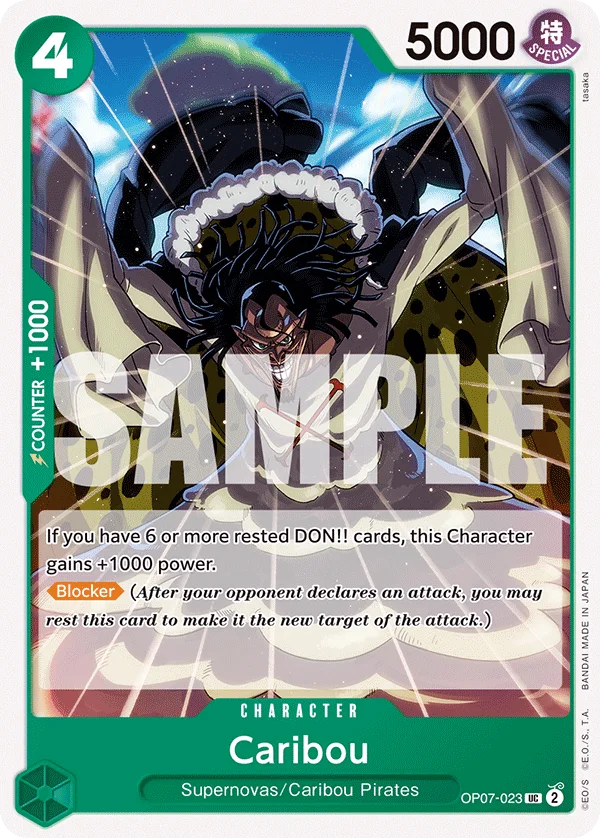 Caribou OP07-023 – One Piece Card Game Character