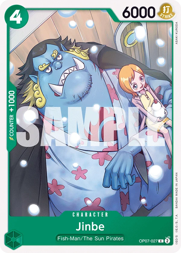 Jinbe OP07-027 – One Piece Card Game Character