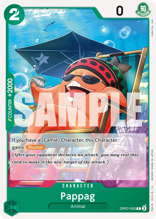 Pappag OP07-030 – One Piece Card Game Character