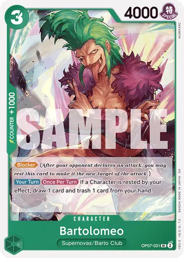 Bartolomeo OP07-031 (Reprint)