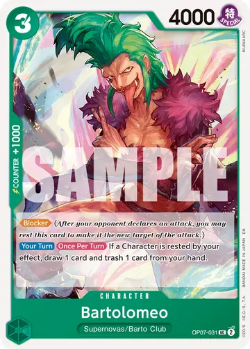 Bartolomeo OP07-031 (Reprint)