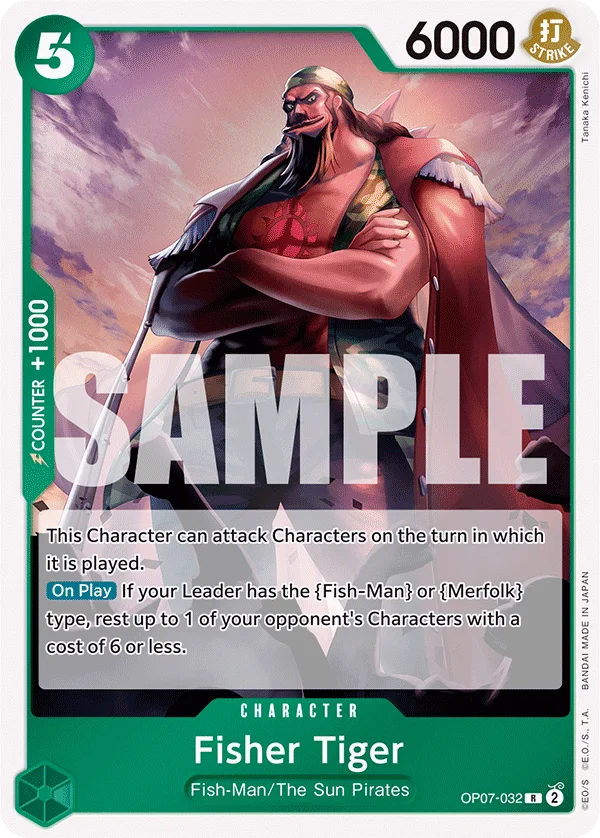 Fisher Tiger OP07-032 – One Piece Card Game Character