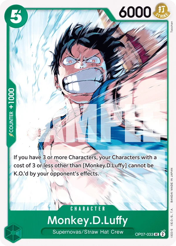 Monkey.D.Luffy OP07-033 – One Piece Card Game Character