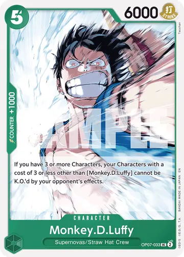 Monkey.D.Luffy OP07-033 (Reprint)