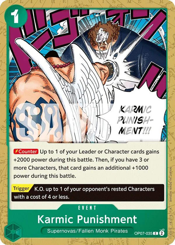 Karmic Punishment OP07-035 – One Piece Card Game Event