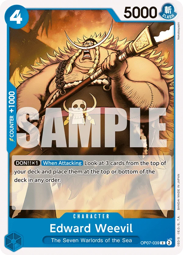 Edward Weevil OP07-039 – One Piece Card Game Character