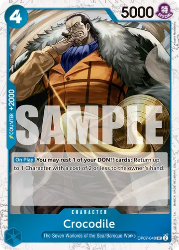 Crocodile OP07-040 (Alternate art)