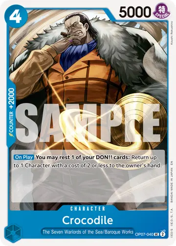 Crocodile OP07-040 (Reprint)