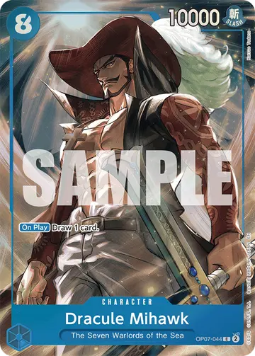 Dracule Mihawk OP07-044 (Alternate art)