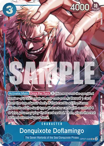 Donquixote Doflamingo OP07-048 (Alternate art)