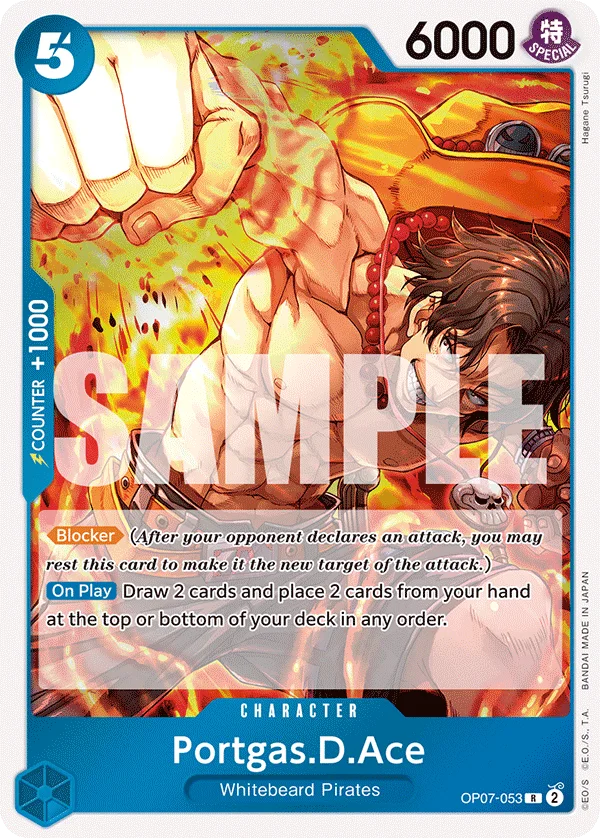 Portgas.D.Ace OP07-053 – One Piece Card Game Character