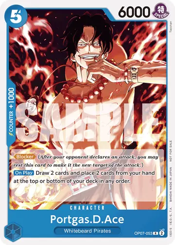Portgas.D.Ace OP07-053 (Alternate art)