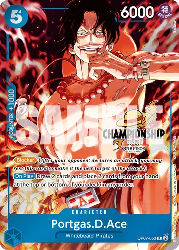 Portgas.D.Ace OP07-053 (Alternate art)