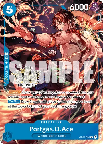 Portgas.D.Ace OP07-053 (Alternate art)