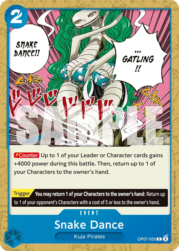 Snake Dance OP07-055 – One Piece Card Game Event